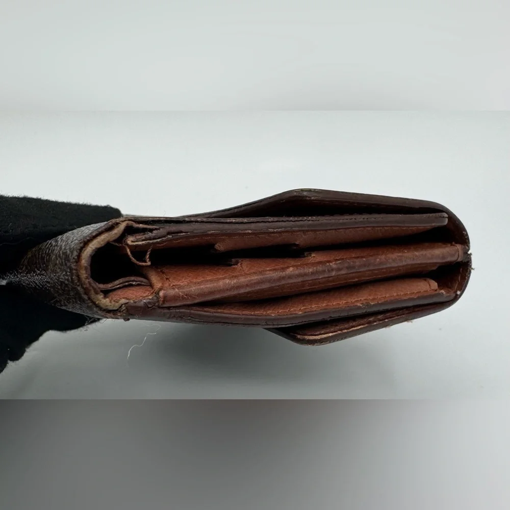 Louis Vuitton Brown Monogram Wallet | Fair Condition